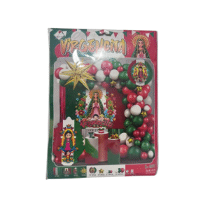 KIT DE GLOBOS 61 PZS VIRGEN DE GUADALUPE